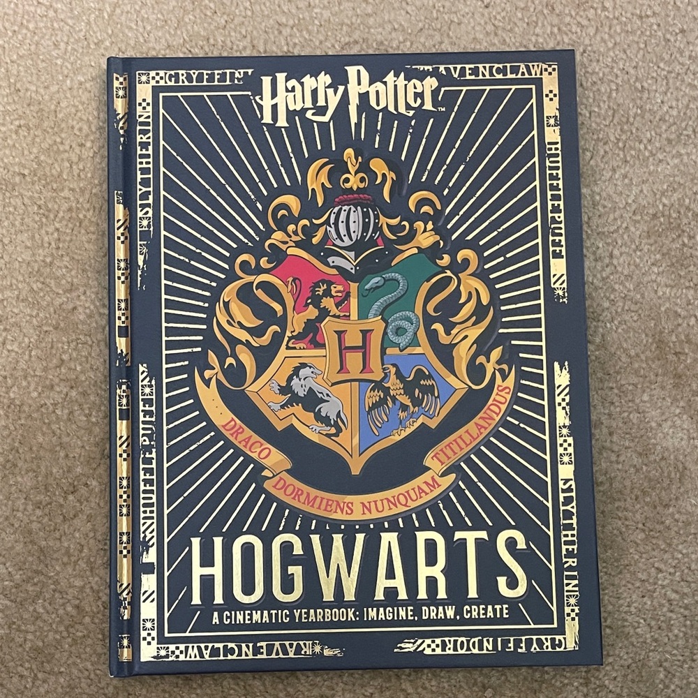 Scholastic Harry Potter Hogwarts Cinematic Yearbook - Hardcover 2017